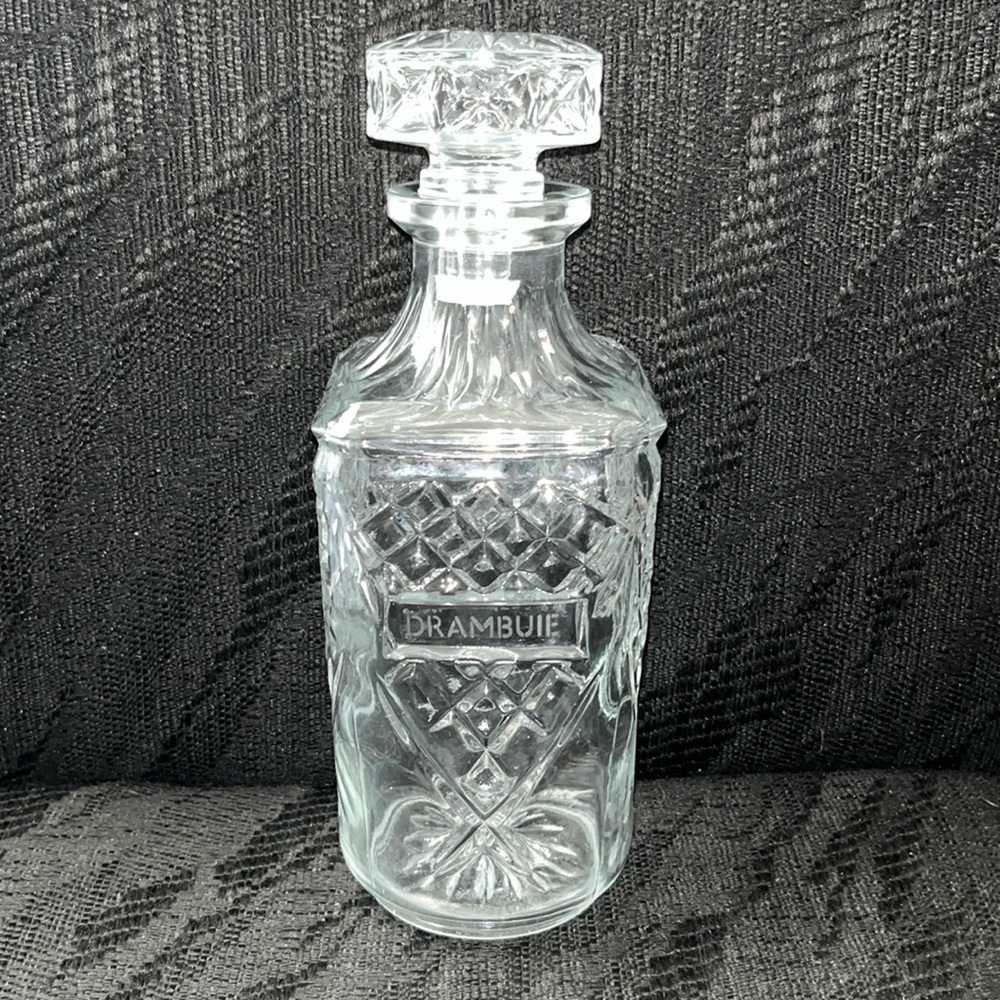 Drambuie’s Prince Charles Edward’s Diamond Cut Lead Crystal Decanter